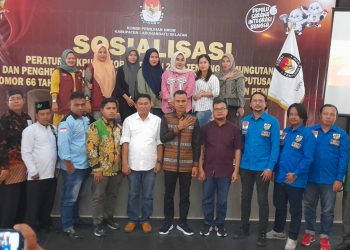 KPU Labusel Gelar Sosialisasi Penghitungan Dan Pemungutan Suara Pemilu 2024