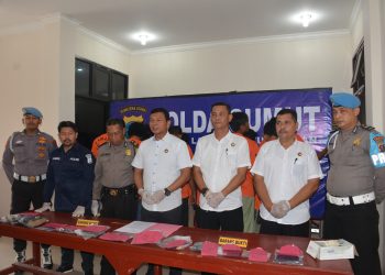 Satresnarkoba Polres Labusel Giat Press Release Ungkap Kasus Narkoba Periode 18 Januari – 3 Februari 2024