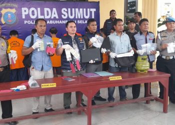 Satreskrim Polres Labusel Melaksanakan Press Release Ungkap Kasus Tindak Pidana Periode Januari 2024