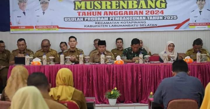 Wabup Labuhanbatu H.Ahmad Padli Tanjung,S.Ag Membuka Musrenbang RKPD Tingkat Kecamatan Kotapinang