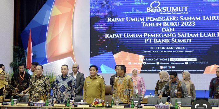 Pj. Walikota Padangsidimpuan Hadiri RUPS Tahunan & RUPS LB, PT Bank Sumut