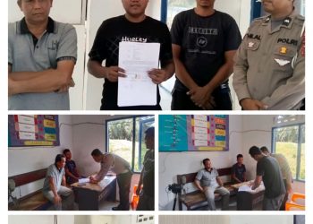 Perselisihan Antara Oknum Personel Sat Lantas Polres Labusel Dengan Pengemudi Di Jalinsum Pekan Tolan Sepakat Berdamai