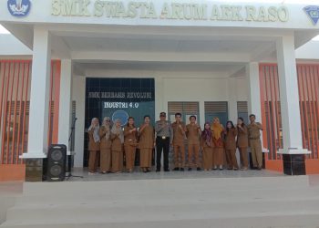Kapolsek Torgamba Ajak Siswa SMK Arum Aek Raso Tingkatkan Disiplin dan Cegah Bahaya Narkoba