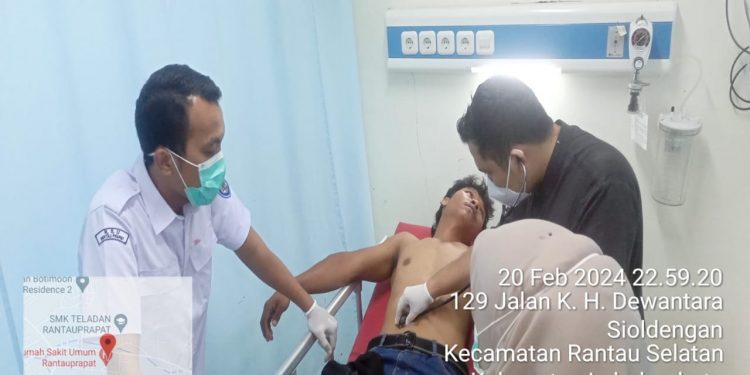Bendahara DPD PJS Sumut Samuel Tampubolon Diduga Dianiaya Kapolres Labuhanbatu