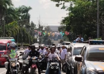 Relawan “AMIN” Kota Pematangsiantar Ajak Warga Dukung Anies Baswedan-Muhaimin Dengan Konvoi Keliling
