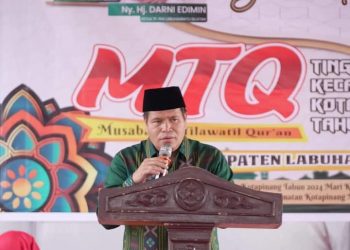 Wabup Labuhanbatu Selatan H.Ahmad Padli Tanjung,S.Ag Membuka Acara MTQ Ke XV Tingkat Kec.Kotapinang