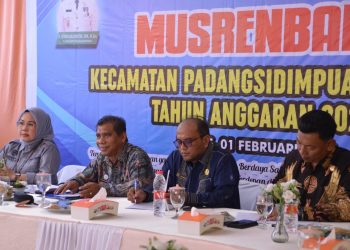 Pj. Wali Kota Padangsidimpuan Hadiri Musrenbang Tingkat Kecamatan tahun 2025