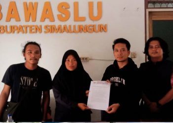 Mahasiswa Dan Sapma PP Simalungun Desak Bawaslu Agar Segera Memproses Cepat Laporan Sondang Lumban Raja