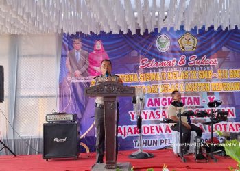 Kapolsek Kotapinang Menghadiri Acara Purna Siswa dan Capping Day di Yayasan Ki Hajar Dewantara