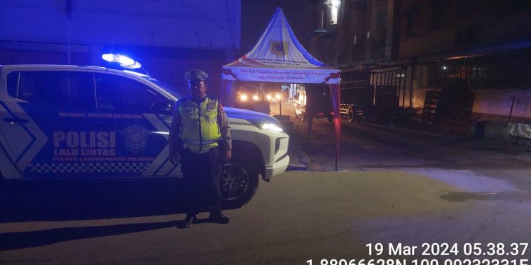 Antisipasi 3C Dan Premanisme Diruang Publik, Polres Labusel Giat Patroli Di Pusat Pasar
