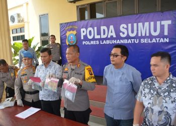 Polres Labusel Press Release Terkait Penangkapan Almarhum FAH Serta Hasil Autopsi Dokter Forensic