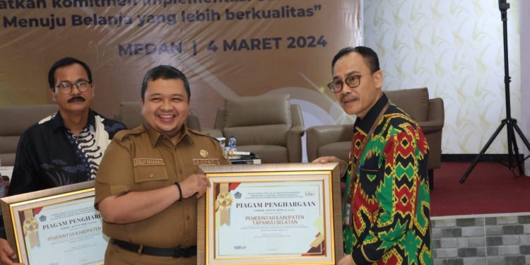 Kemenkeu RI Nobatkan Tapsel Terbaik III Pengelolaan Dana Desa Tahun 2023