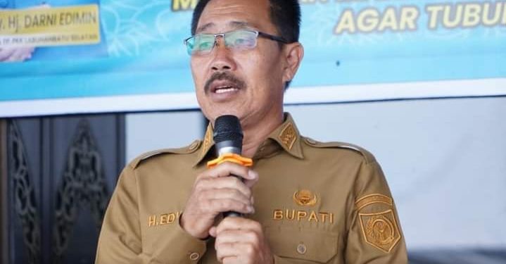 Bupati H.Edimin Resmikan Kantin Bersama Usaha Peningkatan Pendapatan Keluarga(UP2K) PKK Kab.Labuhanbatu Selatan
