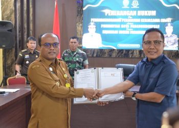 Pemko Padangsidimpuan Dengan Kejari Tandatangani MoU di Aula Kantor Wali Kota