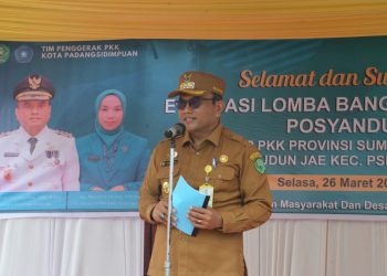 Pj. Wali Kota Padangsidimpuan Sambut TP PKK Provinsi Sumut