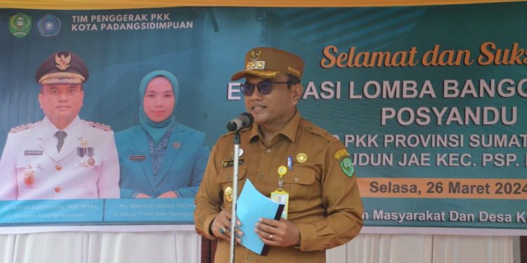 Pj. Wali Kota Padangsidimpuan Sambut TP PKK Provinsi Sumut