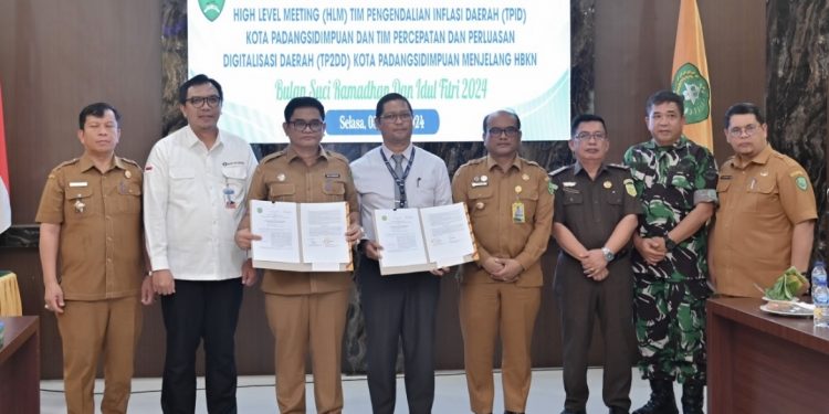 Pj. Walikota Padangsidimpuan Buka Rapat Pengendali Inflasi Daerah