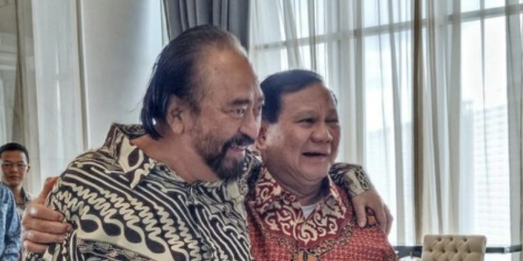 Prabowo temui Surya Paloh di NasDem Tower