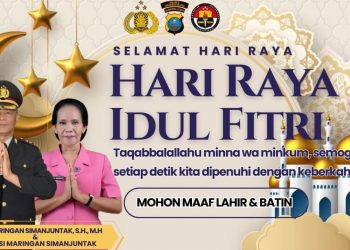Kapolres Labusel Bersama Staff Dan Jajaran Serta Bhayangkari Ucapkan Selamat Idul Fitri 1445 H/2024 M