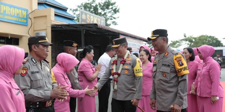 Polres Labusel Terima Kunjungan Kerja Kapolda Sumut Irjen Pol Agung Setya Imam Effendi Beserta Rombongan