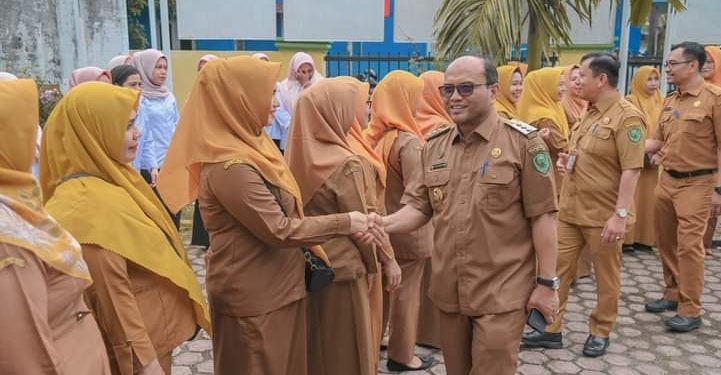 Pj. Wali Kota Padangsidimpuan Sidak di Hari Pertama Kerja Usai Libur Idul Fitri 1445 H