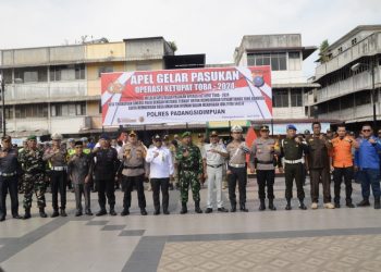 Pj. Wali Kota Padangsidimpuan Pimpin Apel Gelar Pasukan Ketupat Toba 2024