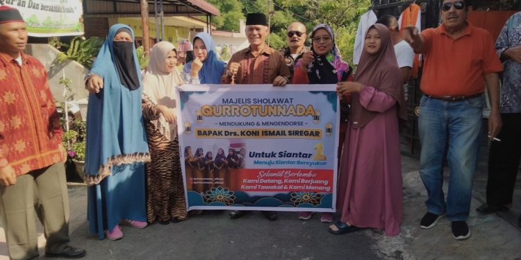 Koni Ismail Siregar Lepas Tim Kontingen Lomba Majelis Sholawat Qurrotun Nada Ke Tanjung Balai