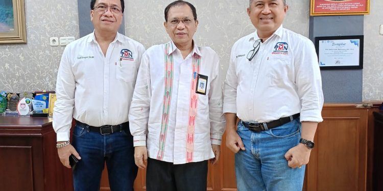 Kepala LLDikti Sumatera Utara Terima Audensi DPW PMN Sumatera Utara Bahas Kerjasama Di Bidang Jurnalistik