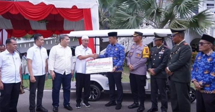 Pemkab Labusel Terima Mobil Buggy CSR PT. PN IV Regional I DLAB II