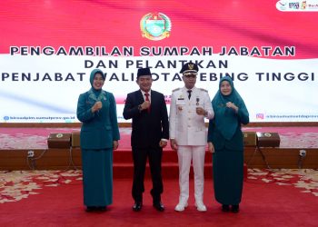 Lantik Muttaqien Jadi Pj Walikota Tebingtinggi,  Pj Gubernur Sumut Yakin Mampu Jalankan Roda Pemerintahan