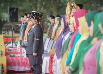 Pj Wali Kota Letnan Dalimunthe Irup Hardiknas 2024 di Padangsidimpuan