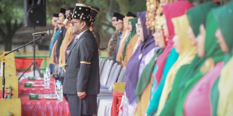 Pj Wali Kota Letnan Dalimunthe Irup Hardiknas 2024 di Padangsidimpuan