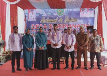 Tim Evaluasi Desa Binaan Provsu Kunjungi Desa Sorimanaon Tapsel