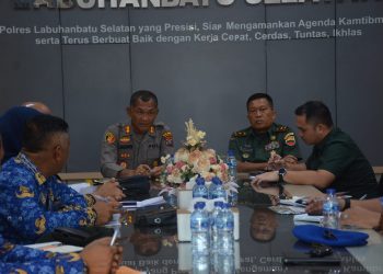 Polres Labusel Adakan Rakor Dan Pembentukan Tim Terkait Adanya Dugaan Pertambangan Ilegal Dan BBM Bersubsidi