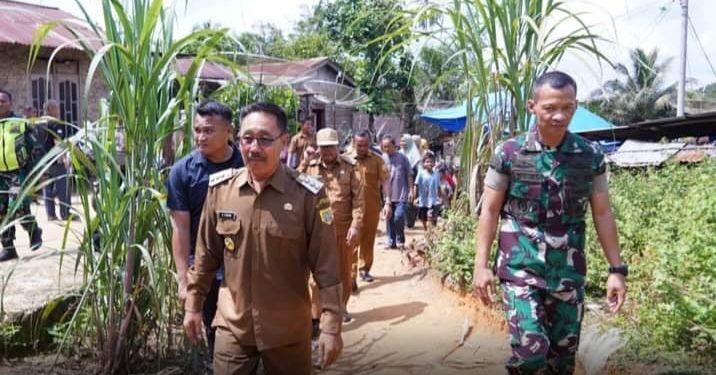 Bupati Labusel dan Dandim 0209/LB Tinjau Lokasi TMMD