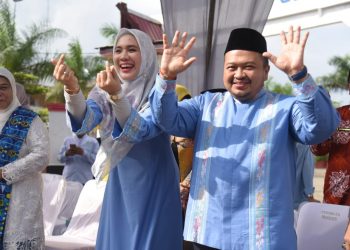 Ribuan Peserta Pawai Taaruf Meriahkan Pembukaan MTQ ke-56 Tingkat Kabupaten Tapsel