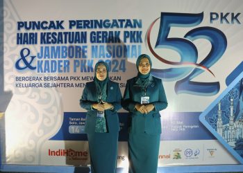Rosalina Hadiri Malam Puncak Peringatan HKG PKK Ke-52 di Solo