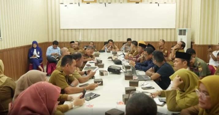 Wabup Pimpin Rapat Persiapan Musabaqah Tilawati Qur’an (MTQ) Tingkat Kab.Labusel