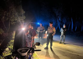 Tekan Kejahatan, Tim Patroli Perintis Presisi Polres Pringsewu Gencar Patroli Malam