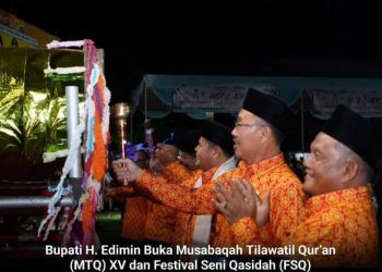 Bupati Labusel Buka Musabaqah Tilawatil Qur’an (MTQ) XV dan Festival Seni Qasidah (FSQ)