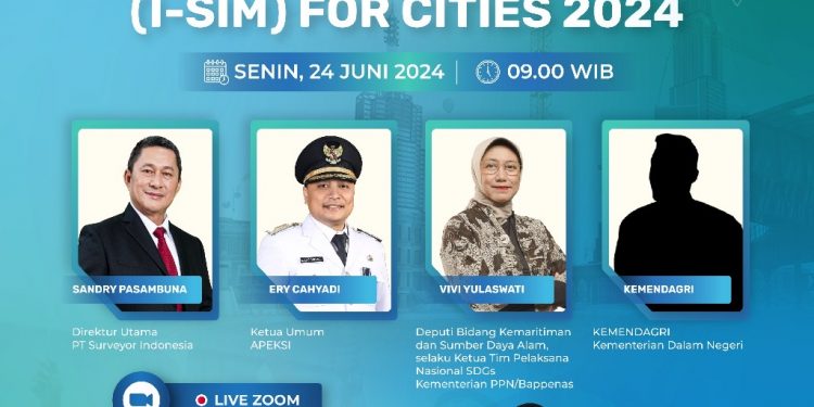Bupati Tapsel Jadi Pembicara Di Depan Walikota se-Indonesia pada Kick Off I-SIM For Cities 2024