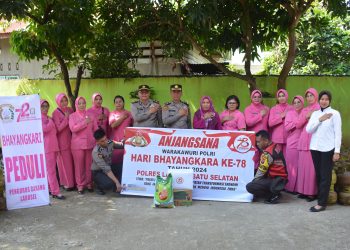 Polres Labusel Gelar Anjangsana Warakauri Dalam Rangka HUT Bhayangkara Ke-78 Diwikum Polres Labusel