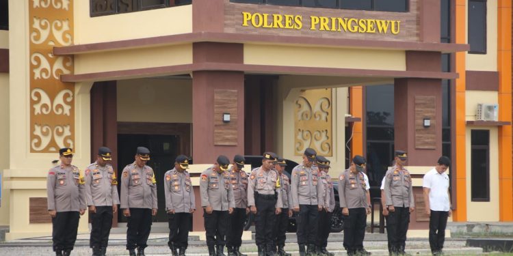 Polres Pringsewu Siagakan Ratusan Personel untuk Amankan Perayaan Idul Adha