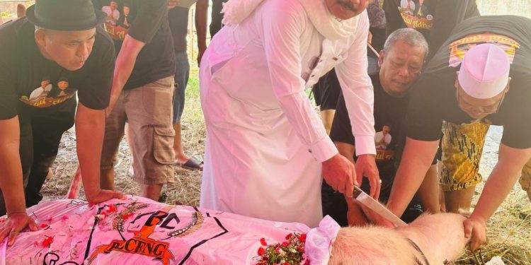 Haji Beceng Anggota DPRD Partai Golkar, Bagikan Hewan Qurban Sebanyak 1.500 Kantong Seberat 1,5 Kg