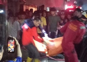 Kebakaran Di Jalan Mojopahit Memakan Korban, 2 Orang tewas Dan 3 Unit Rumah Ludes Terbakar