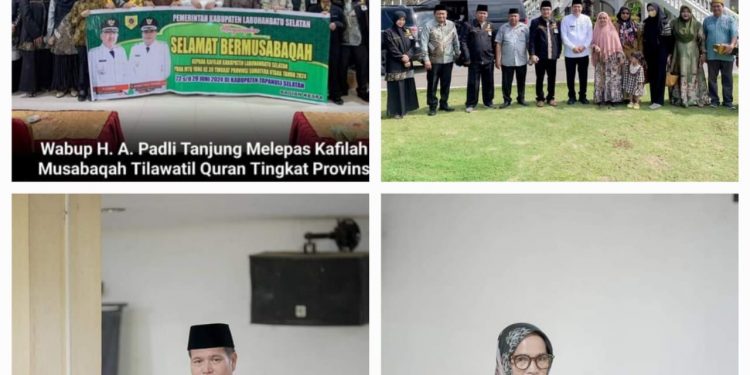 Wabup Labusel Melepas Kafilah Musabaqah Tilawatil Quran Tingkat Provinsi