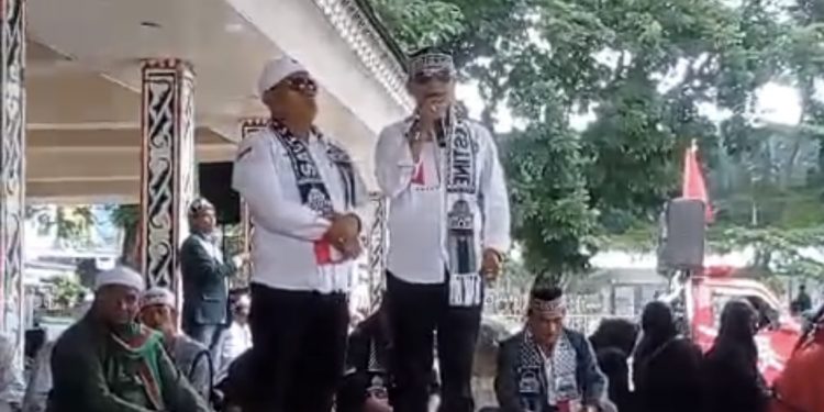 Drs. Koni Ismail Siregar Lakukan Orasi Aksi Peduli Kemanusiaan untuk Palestina