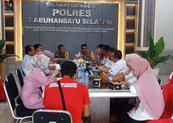 Polres Labusel Rakor Bersama Stakeholder Terkait Rencana Baksos HUT Bhayangkara Ke 78