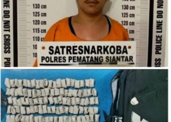 Polres Kota Pematangsiantar Gagalkan 175 Paket Ganja Siap Edar Di Jalan Sriwijaya