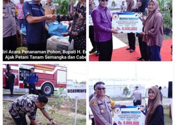 Bupati Labusel H.Edimin Menghadiri Acara Acara Hari Bhayangkara Ke-78 Thn 2024